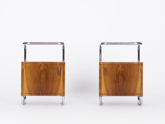 Walnut Sideboards by Rudolf Vichr, 1930s, Set of 2-TW-1357329