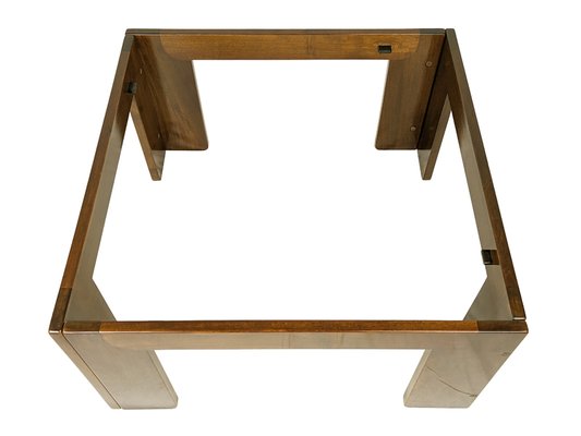 Walnut Square Coffee Table by Afra & Tobia Scarpa for Cassina, 1967-RD-1806978