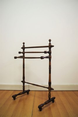 Walnut Towel Rack, 1930s-KNM-895626