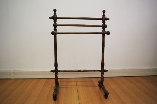 Walnut Towel Rack, 1930s-KNM-895626