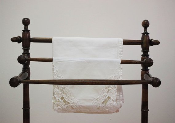 Walnut Towel Rack, 1930s-KNM-895626