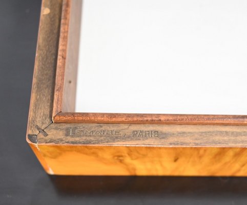 Walnut Veneer Cigar Box from Lemaire, Paris, 1920s-RVK-1701944