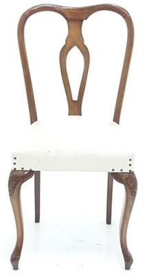 Walnut Wood Collection Chairs, 1960s, Set of 4-FIP-1153904