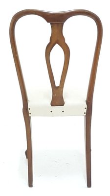 Walnut Wood Collection Chairs, 1960s, Set of 4-FIP-1153904