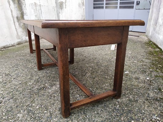 Walnut Work Table in Walnut and Oak-EAD-1763394