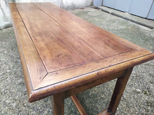 Walnut Work Table in Walnut and Oak-EAD-1763394