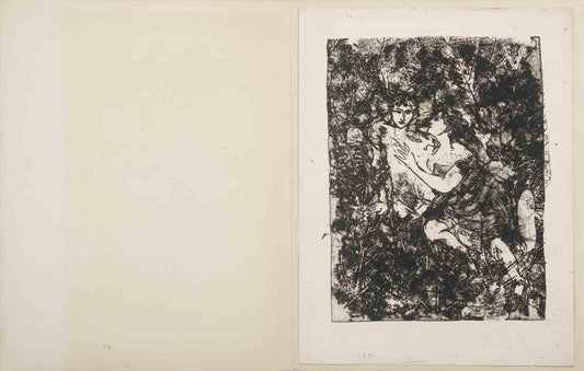 Walter Spitzer, The Romance, Etching, 1970s