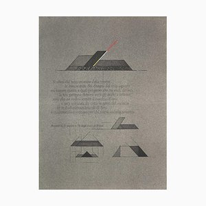 Walter Valentini, Geometric Composition, Lithograph, 1970s-ZCI-938904