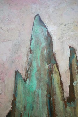 Walter Wellenstein, The Vajolet Towers, Oil on Panel, 1965, Oil-BGS-1438005