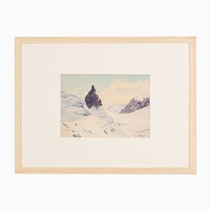 Walter Ziegler, Gebirge, Gouache on Thick Paper-GPP-1124478