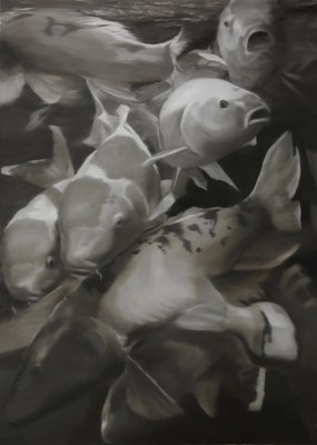 Wang Dianyu, Fishes in Tank, 2021, Oil on Canvas-CHG-1385830