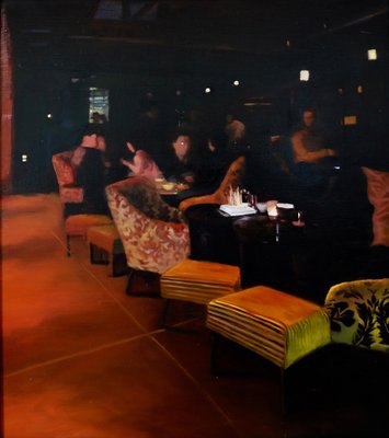 Wang Dianyu, Warm Color Restaurant, 2019, Oil on Canvas-CHG-1385822