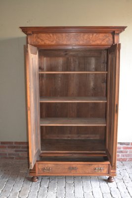 Wardrobe or Cupboard in Walnut, 1890s-GTG-1757350