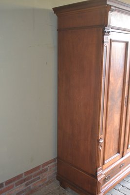 Wardrobe or Cupboard in Walnut, 1890s-GTG-1757350