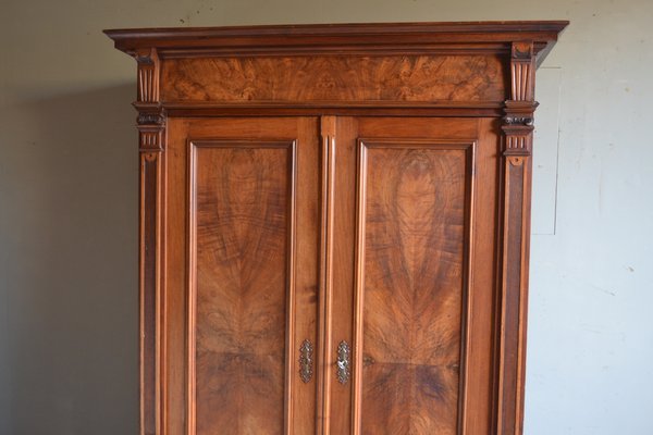 Wardrobe or Cupboard in Walnut, 1890s-GTG-1757350