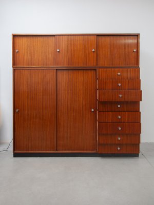 Wardrobe with 8 Drawers attributed to Alfred Hendrickx, Belform, 1960s-KL-1812102