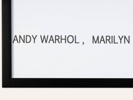 Warhol's Monroe Exhibition Plaque-GPP-1261421