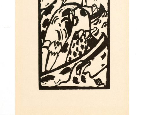 Wassily Kandinsky, Klaenge Portfolio, Wood Engraving on Arches Paper-WM-1120627