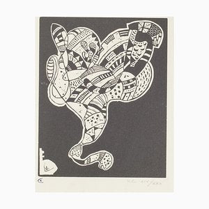 Wassily Kandinsky, Surreal Figure, 1942, Woodcut on Paper-ZCI-788099