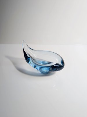 Water Blue Akva Ashtray by Per Lütken for Holmegaard, 1950s-VTK-2027118