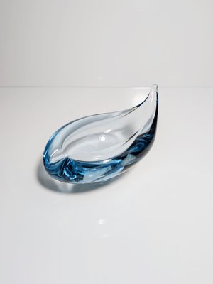 Water Blue Akva Ashtray by Per Lütken for Holmegaard, 1950s-VTK-2027118