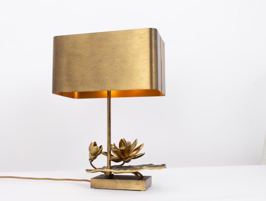 Water Lilly Table Lamp from Maison Charles, France, 1970s-UGR-1725969