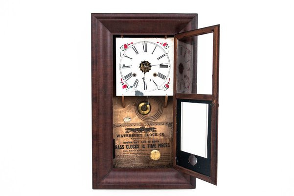 Waterbury Wall Clock, USA, Mid 19th Century-BXB-964526