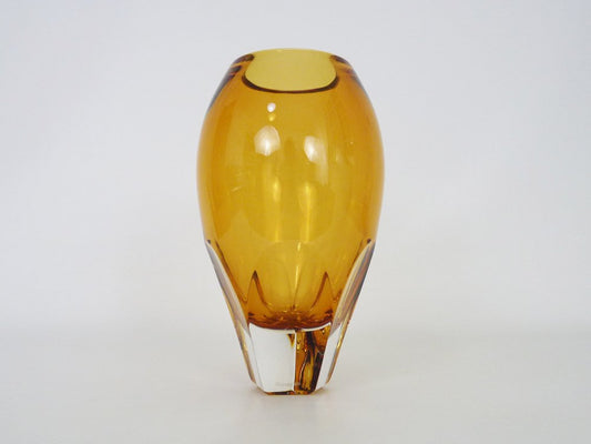 Waterford Orange Crystal Vase, 1990s