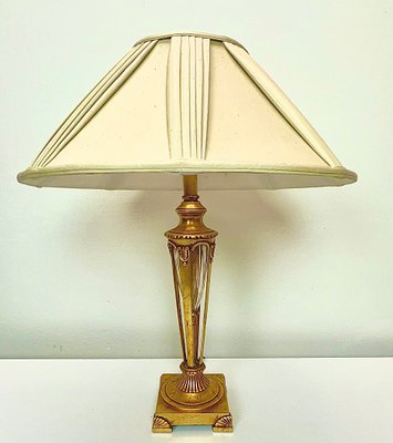 Waterford Style Bronze and Crystal Table Lamp, 1950s-WZZ-1388678