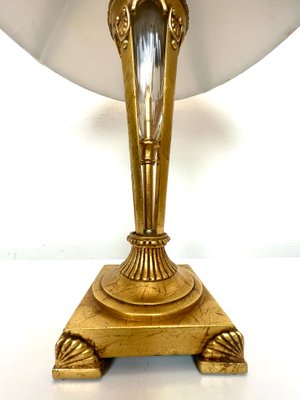 Waterford Style Bronze and Crystal Table Lamp, 1950s-WZZ-1388678