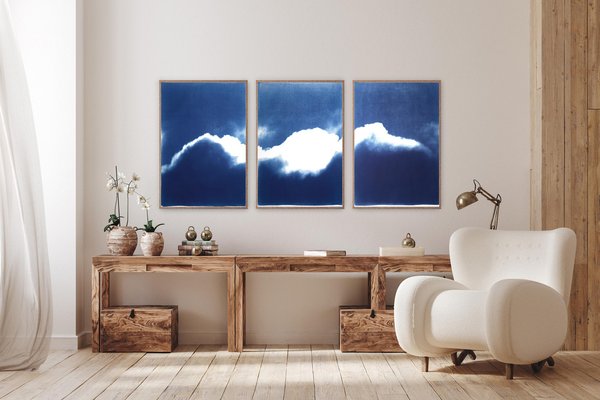 Waves of Clouds, 2021, Cyanotype-RWC-1297935