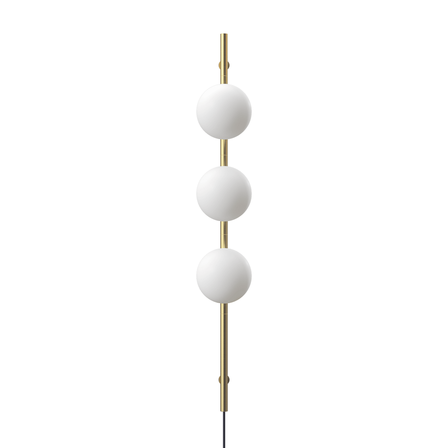 Edgeform Stringball 3 Wall Lamp Brass