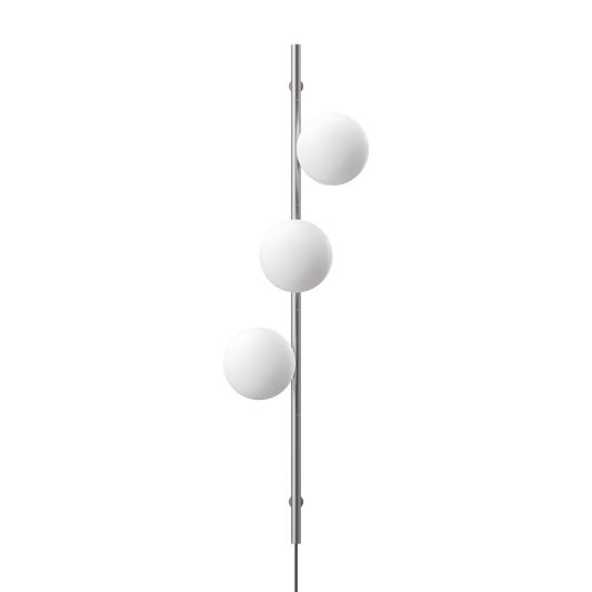Edgeform Stringball 3 Wall Lamp Nickel