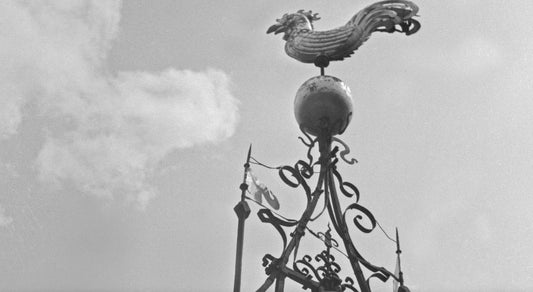 Weather Vane Bells at Top of Belfry Stuttgart, Germany, 1935