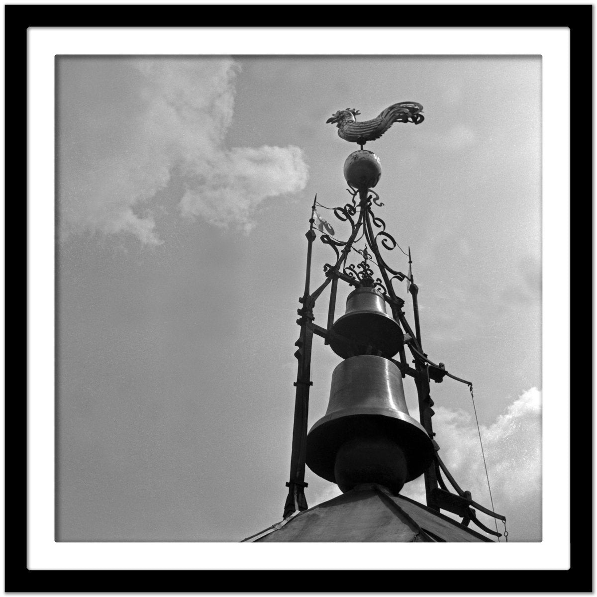 Weather Vane Bells at Top of Belfry Stuttgart, Germany, 1935