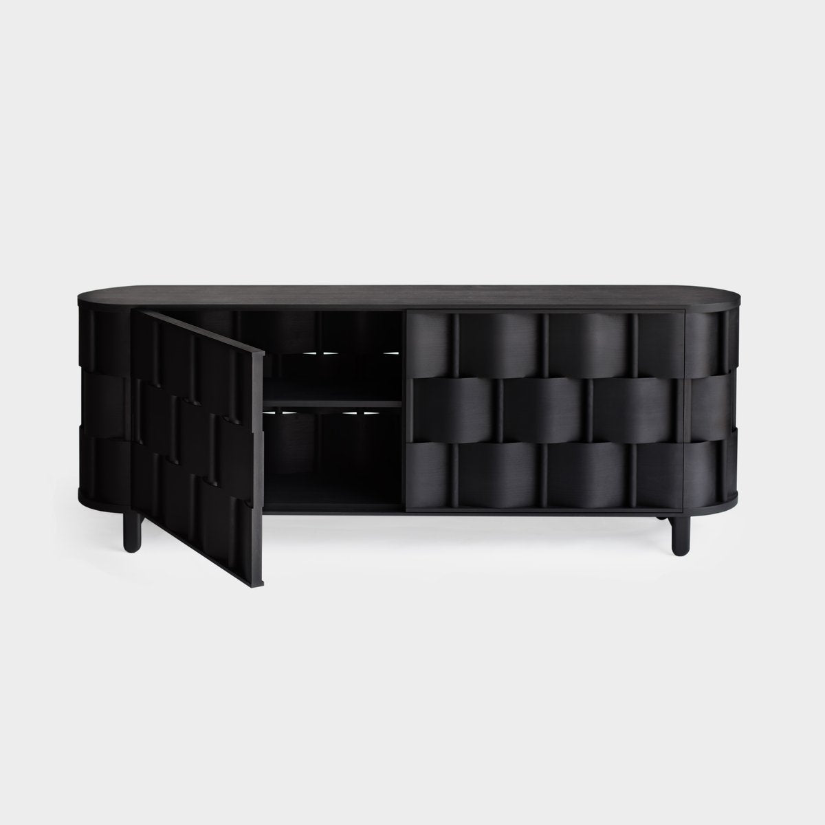 Weave Double Sided Credenza in Birch Wood by Dahlén Lukas