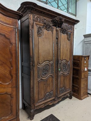 Wedding Armoire in Oak-HLV-1706211