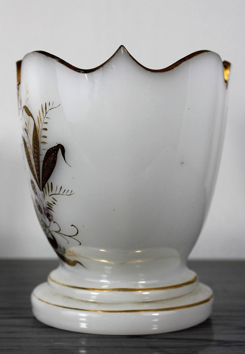 Wedding Cup in Opaline Glass with Fine Gold Gilding