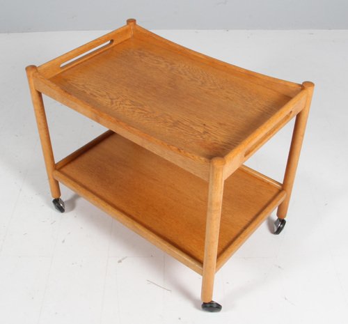 Wegner Bar Cart in Teak attributed to Hans J. Wegner for Pp Møbler, 1960s