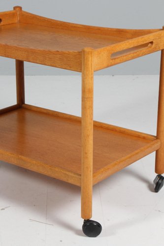 Wegner Bar Cart in Teak attributed to Hans J. Wegner for Pp Møbler, 1960s