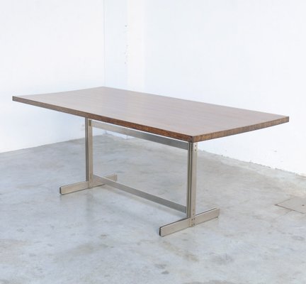 Wenge Dining Table by Jules Wabbes for Mobilier Universel, 1960s-VT-639988