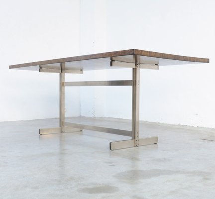 Wenge Dining Table by Jules Wabbes for Mobilier Universel, 1960s-VT-639988