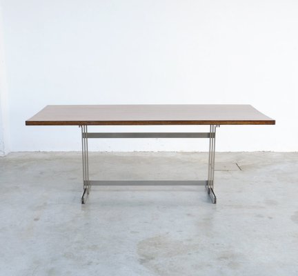 Wenge Dining Table by Jules Wabbes for Mobilier Universel, 1960s-VT-639988