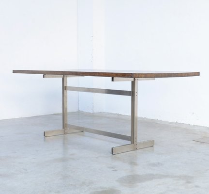 Wenge Dining Table by Jules Wabbes for Mobilier Universel, 1960s-VT-639988