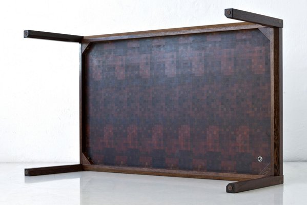 Wenge Side Table by Gorm Lindum Christensen & Rolf Middelboe for Tranekær, Denmark, 1970s-LOB-1330700