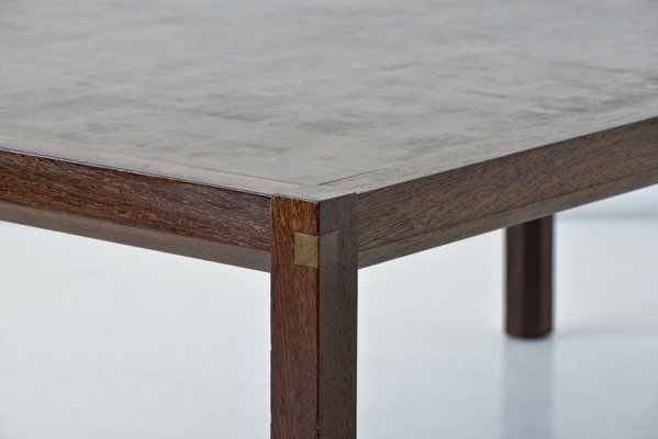 Wenge Side Table by Gorm Lindum Christensen & Rolf Middelboe for Tranekær, Denmark, 1970s-LOB-1330700