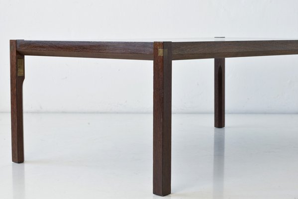 Wenge Side Table by Gorm Lindum Christensen & Rolf Middelboe for Tranekær, Denmark, 1970s-LOB-1330700