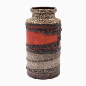 West-German Ceramic Fat Lava 203/18 Vase from Scheurich, 1970s-ZAA-841454