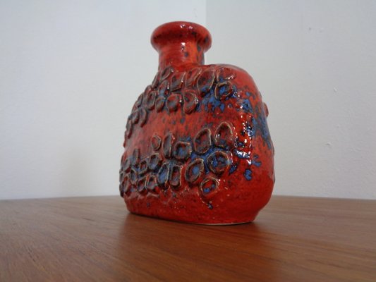 West German Domino Pottery Vase with Relief from Dümler & Breiden, 1970s-RDW-1057327