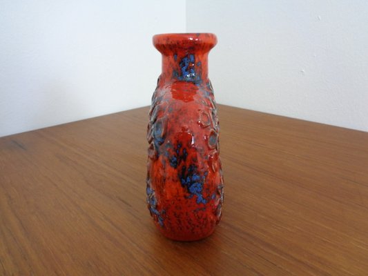 West German Domino Pottery Vase with Relief from Dümler & Breiden, 1970s-RDW-1057327